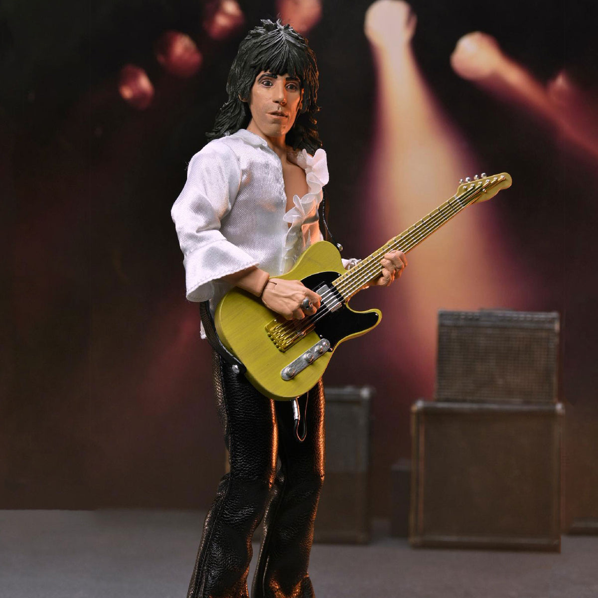 Rolling Stones 8" Clothed Action Figure - Keith Richards (1975) Action Figure Back