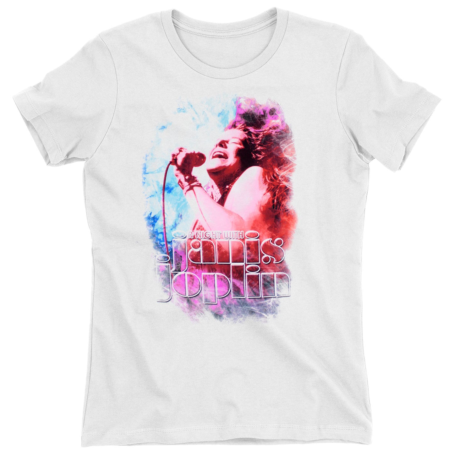 Janis Joplin A Night With Janis (XL Only) Junior Top Front