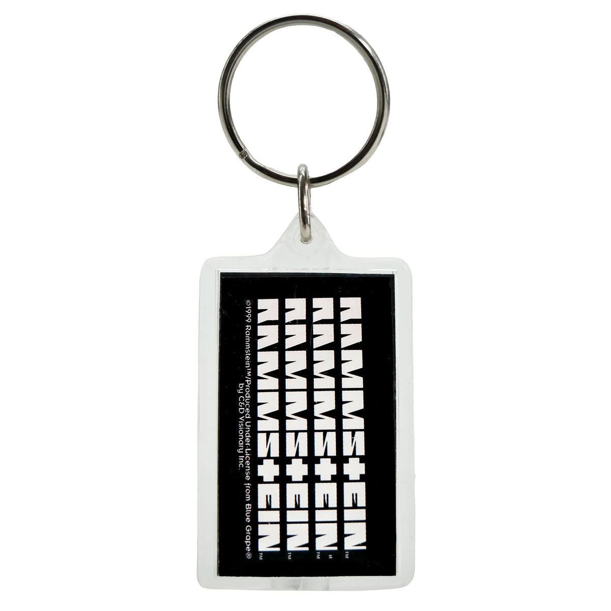 Rammstein Stacked Logo (Very Rare - Only 1 Available) Plastic Key Chain Front