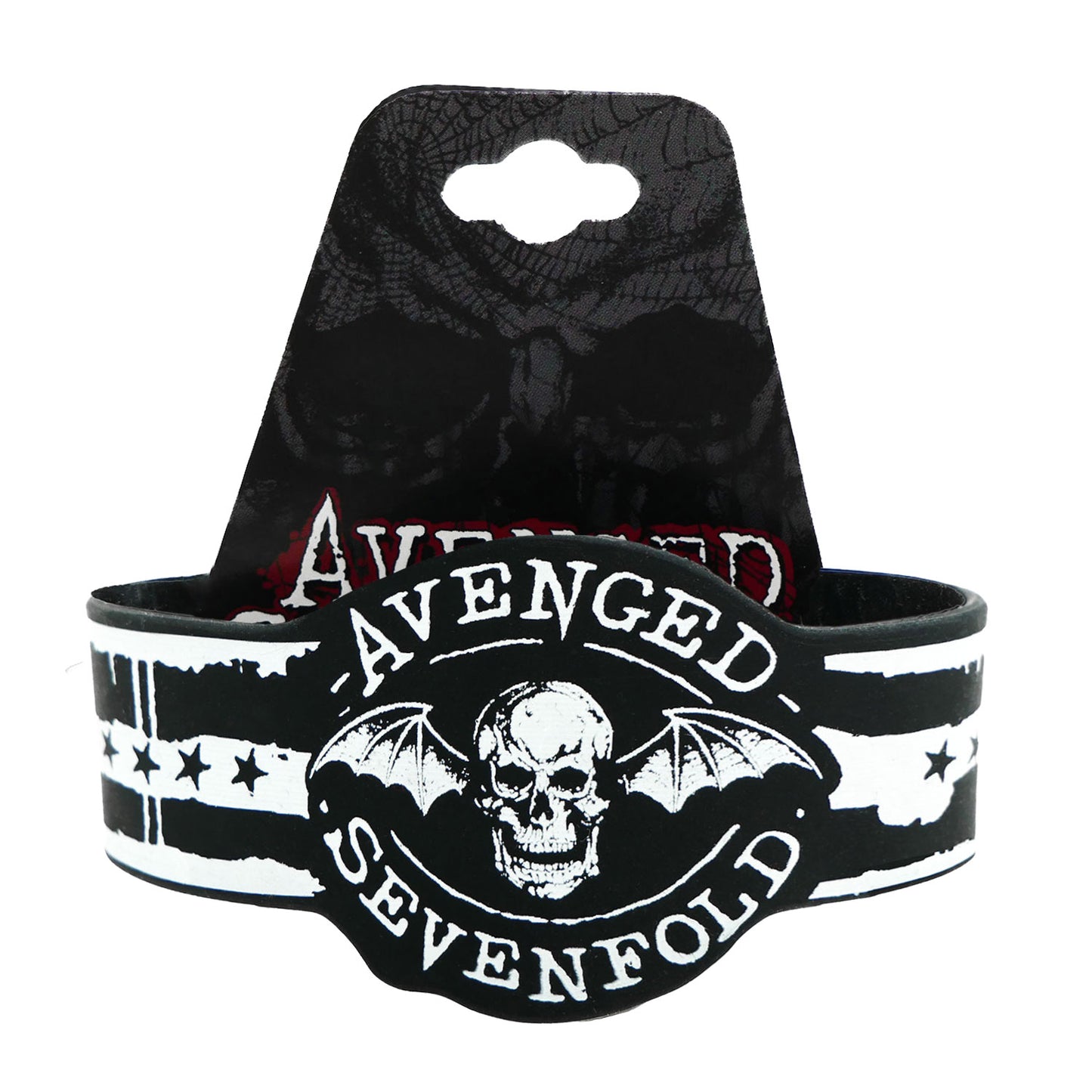 A7X Diecut Stripe Rubber Bracelet