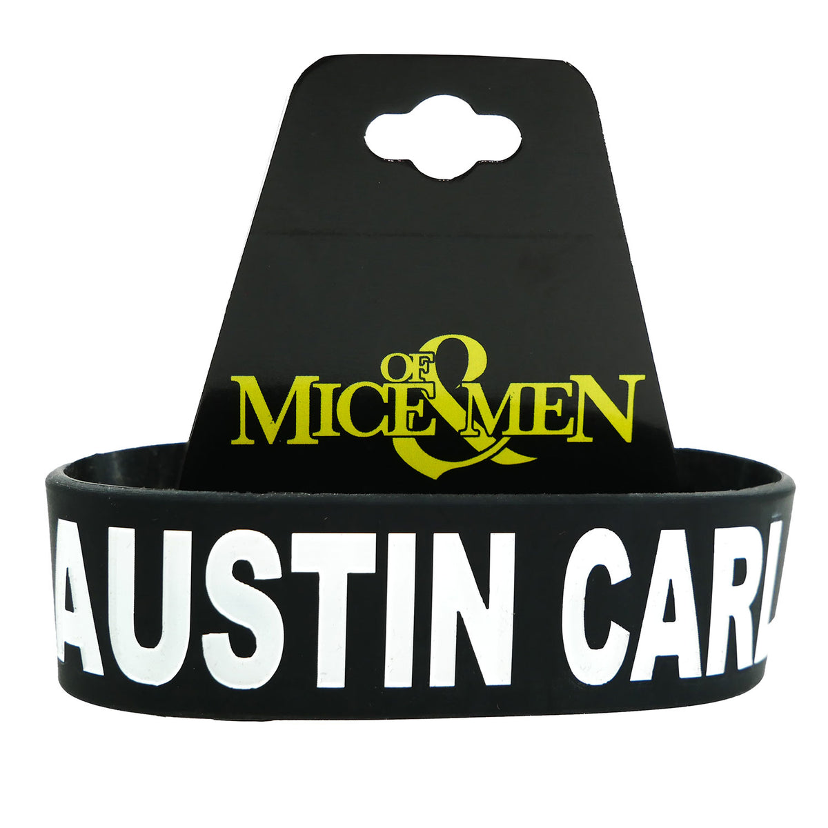 Of Mice & Men Austin Carlile Or Die Rubber Bracelet Front