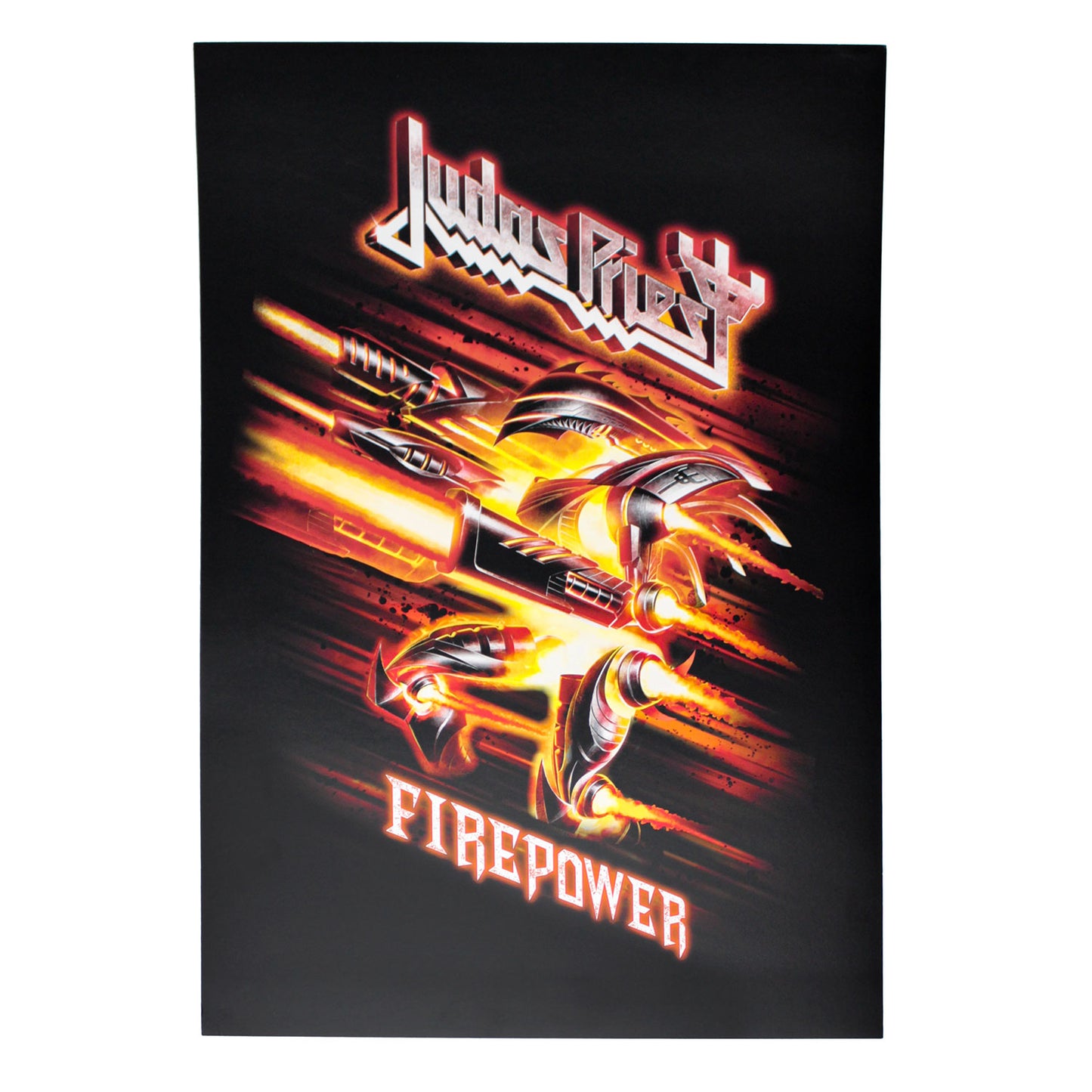 Judas Priest Firepower Lithograph Concert Promo Poster Front