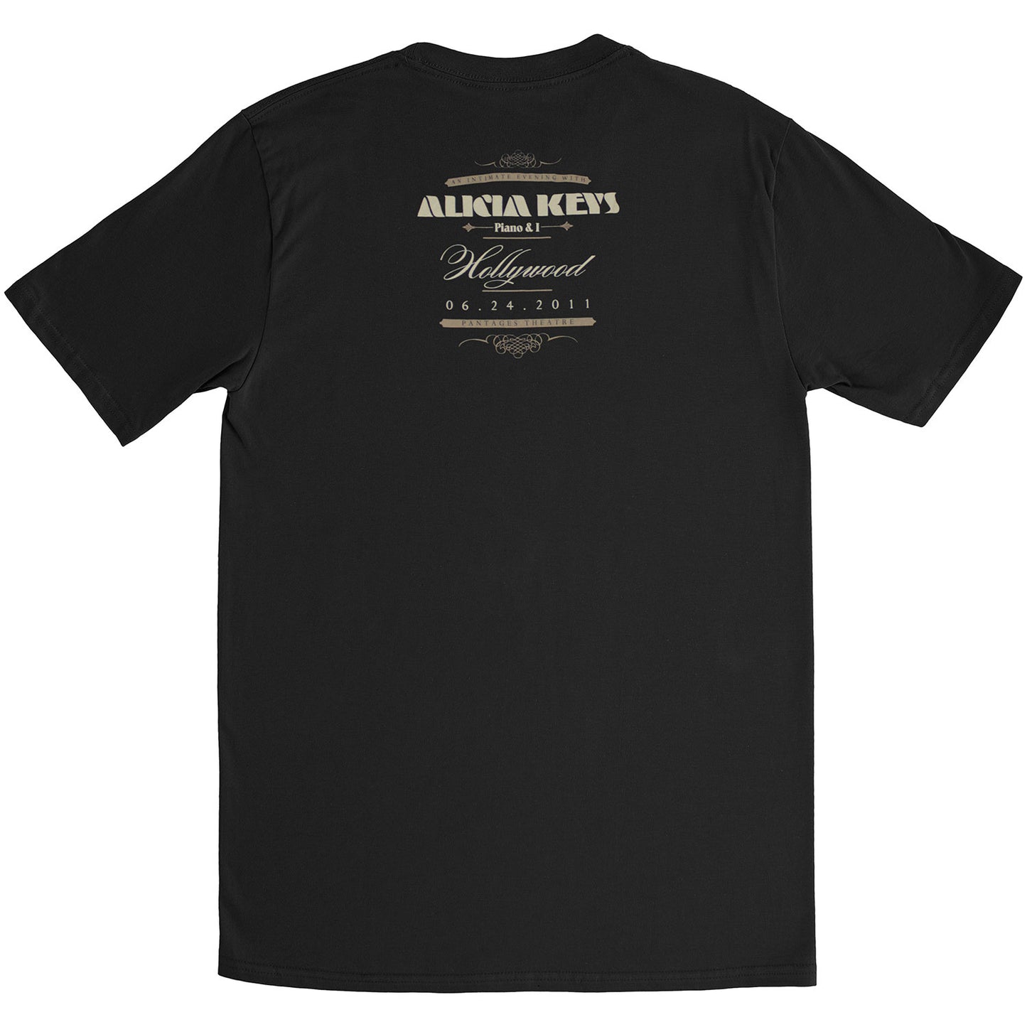 Alicia Keys An Intimate Evening With Alecia Keys (Very Limited Quantity) Slim Fit T-shirt Back