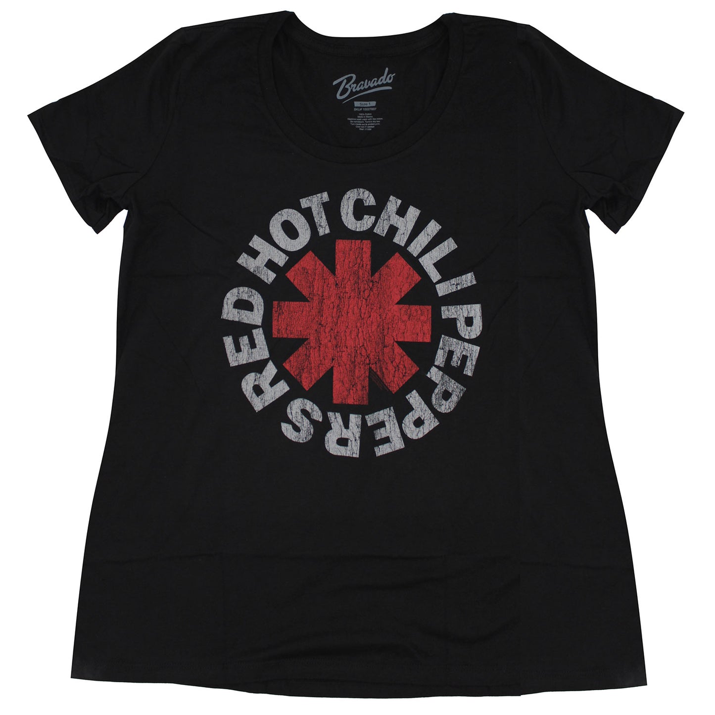 Vintage Distressed Asterisk Logo Junior Top