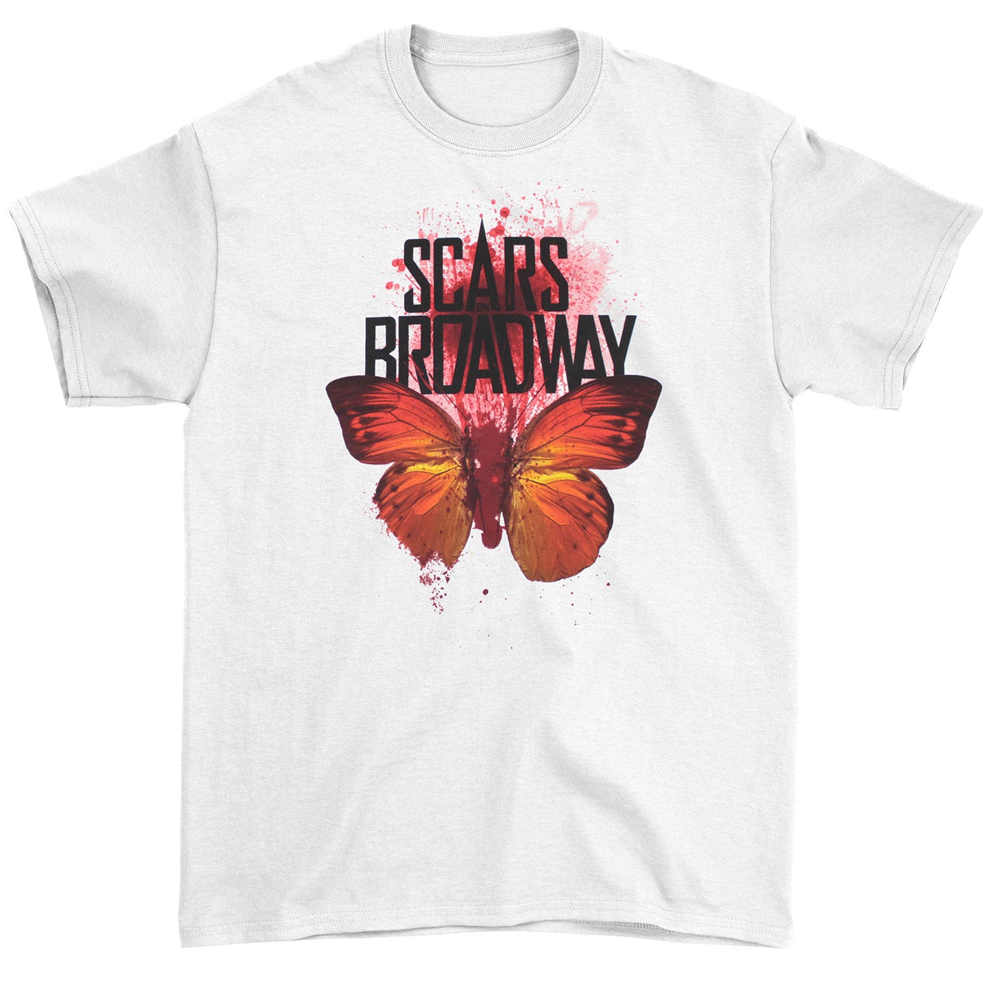 Scars On Broadway Bloody Butterfly Slim Fit T-shirt Front