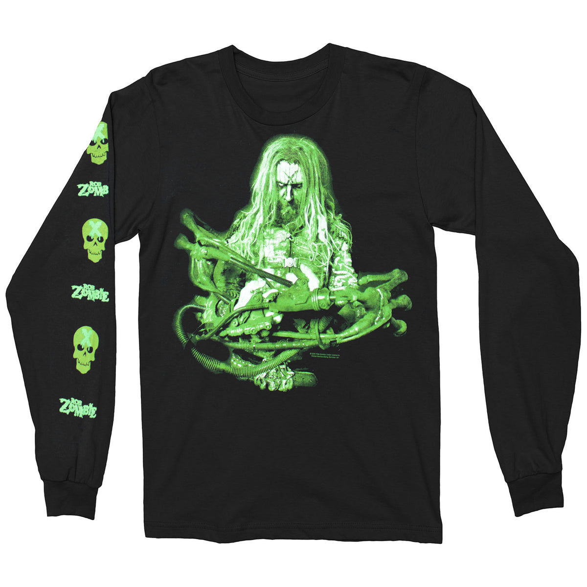 Rob Zombie Parts 2016 Tour Long Sleeve Front