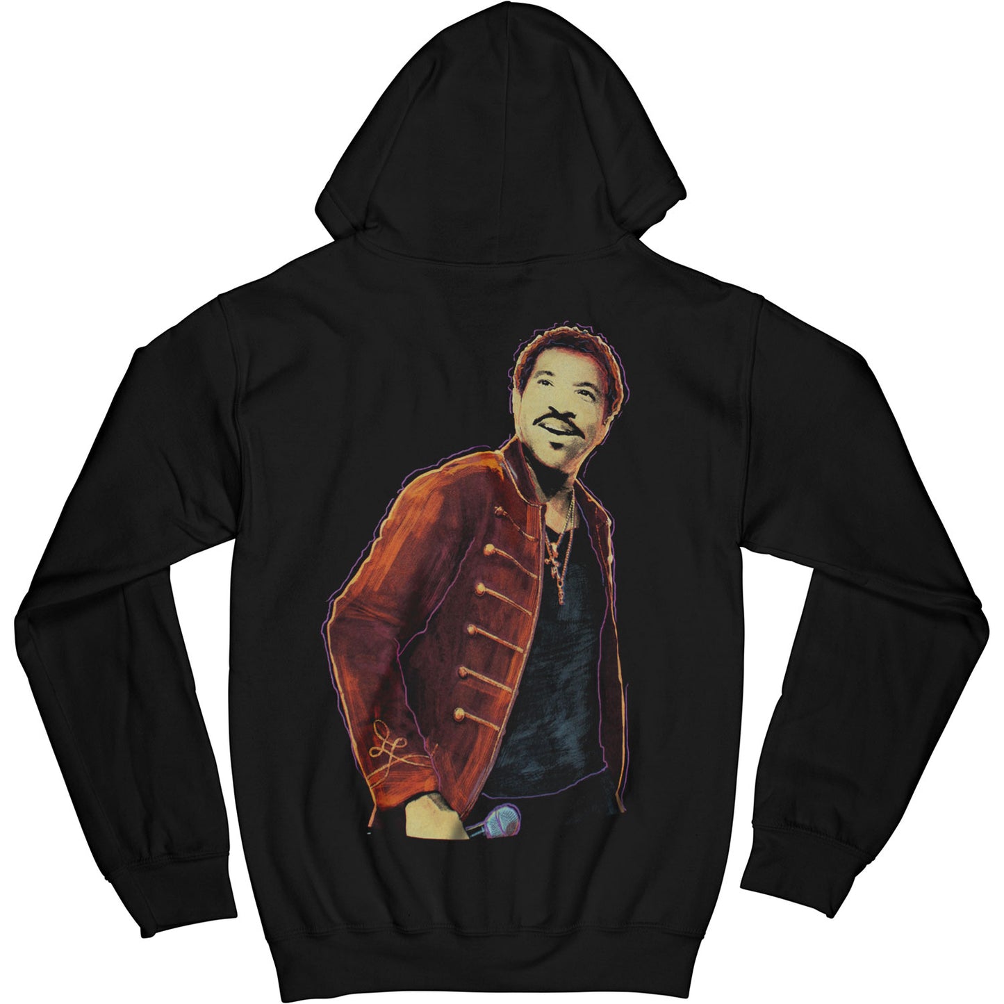 Lionel Richie Vegas Zip Up Hoodie Zippered Hooded Sweatshirt Back