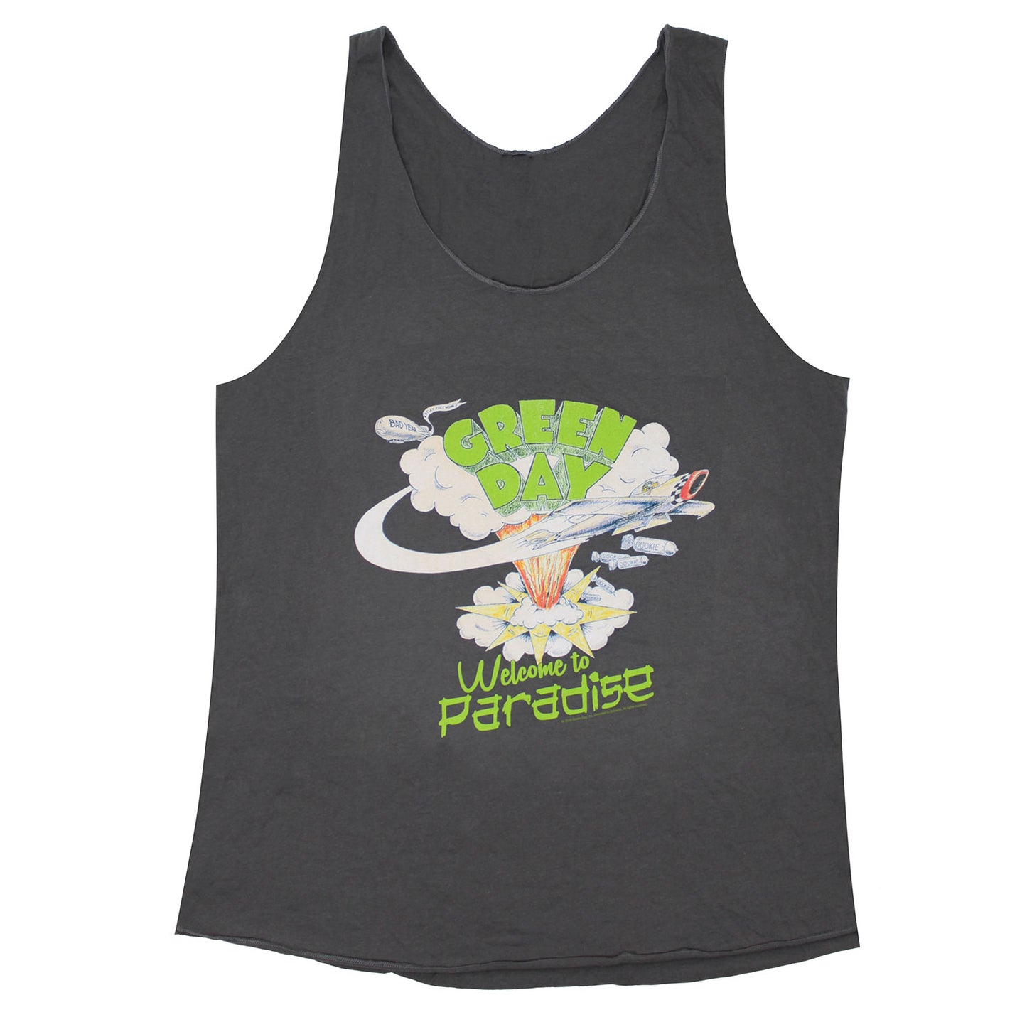 Green Day Welcome to Paradise Womens Tank Front