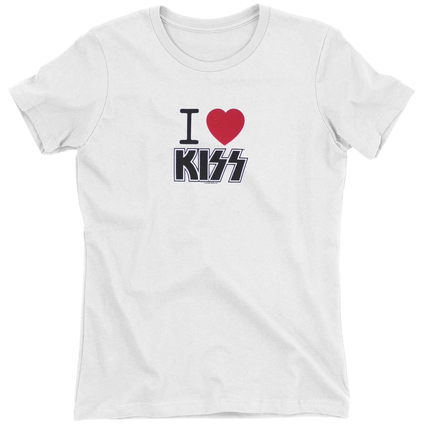 I Heart KISS Babydoll Junior Top Front