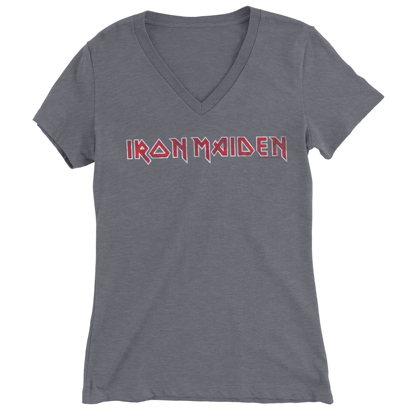 Iron Maiden Red Logo Junior Top Front