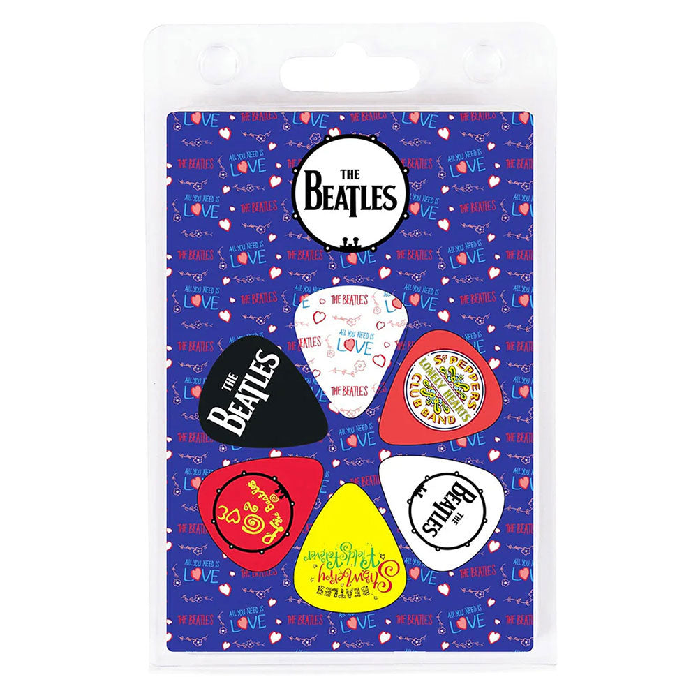 Beatles Love Is 6-pack Guitar Pick Front