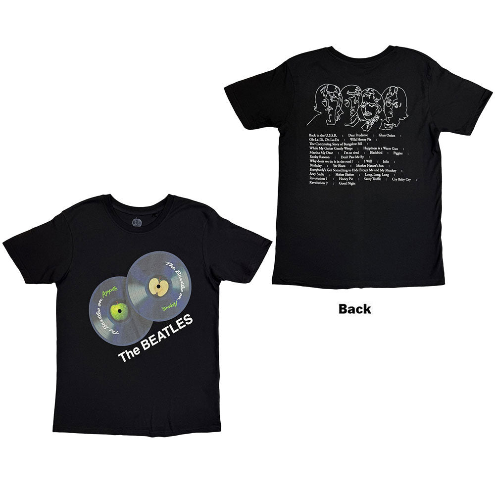 The Beatles On Apple T-shirt Front