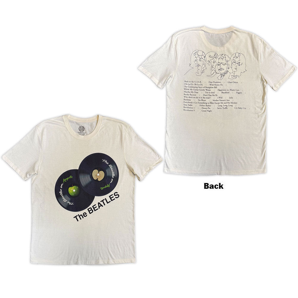 The Beatles On Apple T-shirt Front