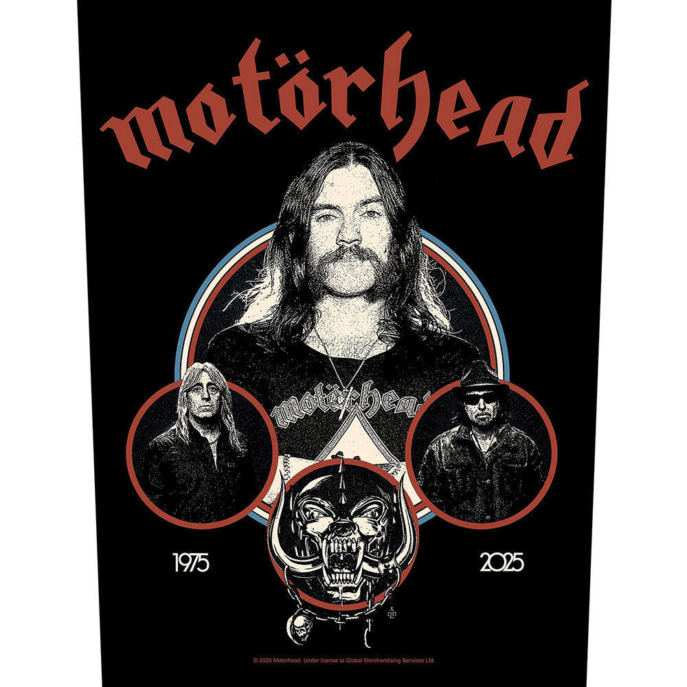 Motorhead Band Circle Back Patch Front
