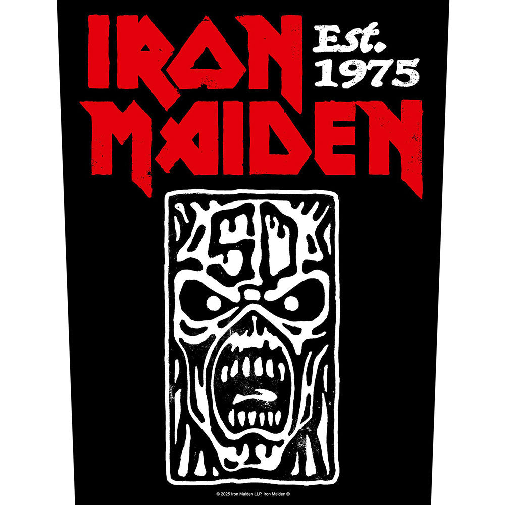Iron Maiden Est 1975 Back Patch Front