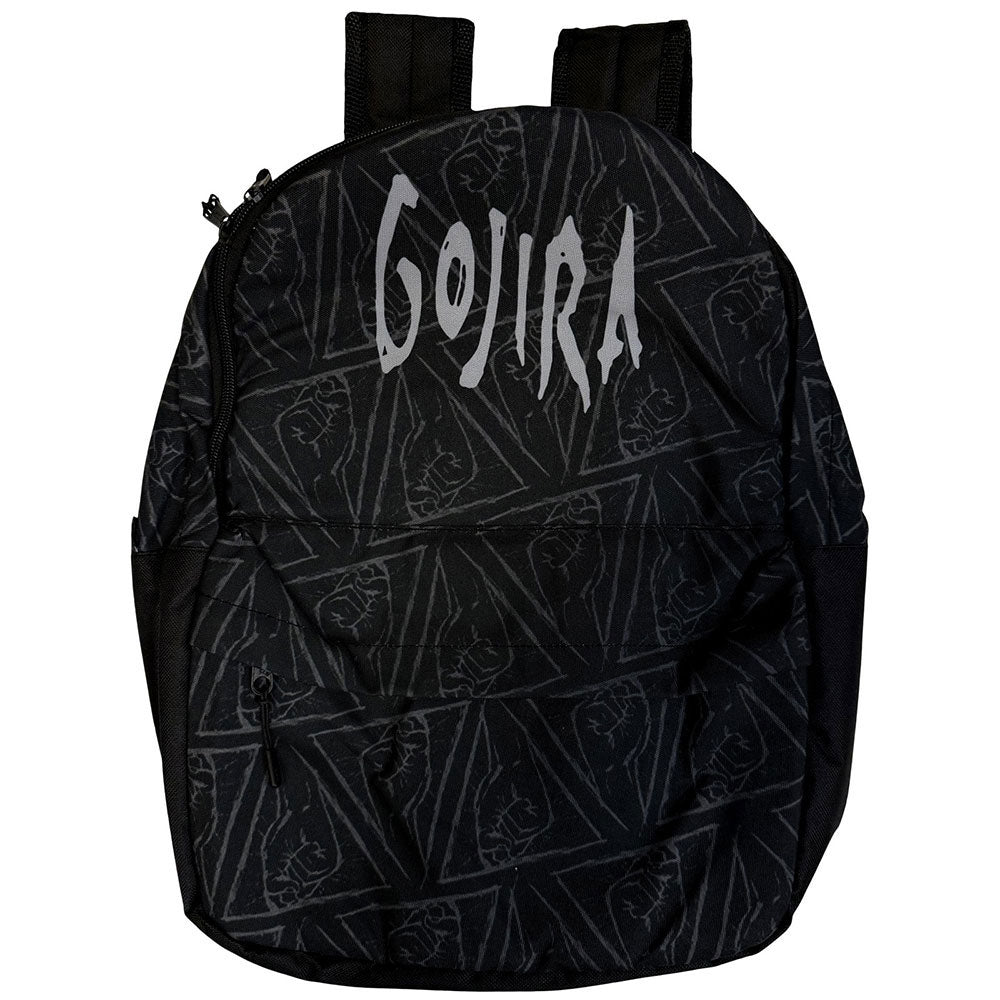 Gojira Woodblock Whale Backpack Front