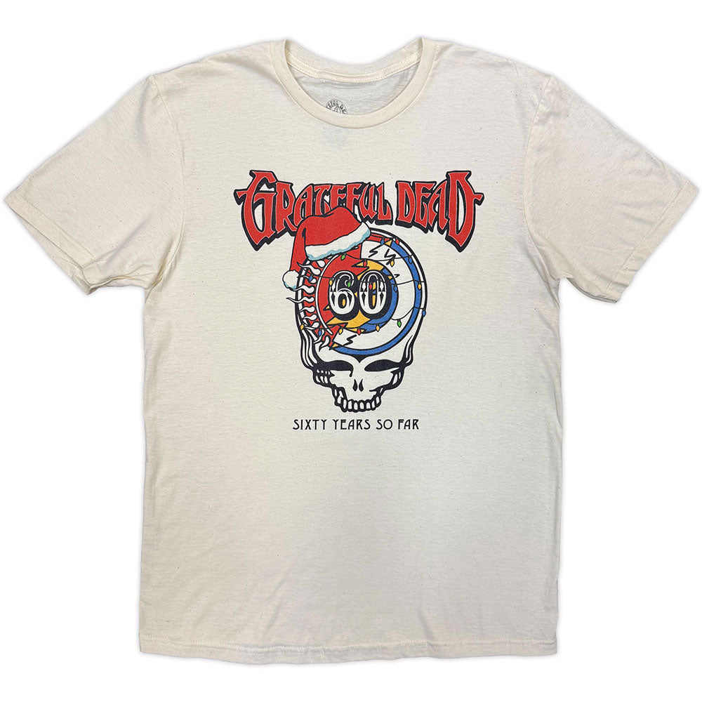 Grateful Dead Santa Hat Stealie T-shirt Front