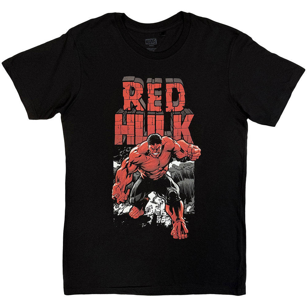 Marvel Comics Red Hulk Comic T-shirt Front