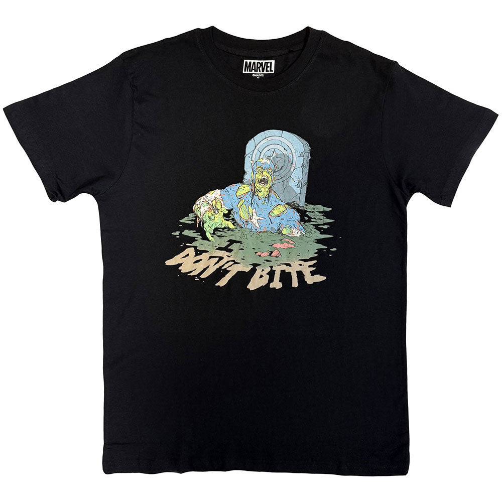 Marvel Comics Captain America Zombie T-shirt Front
