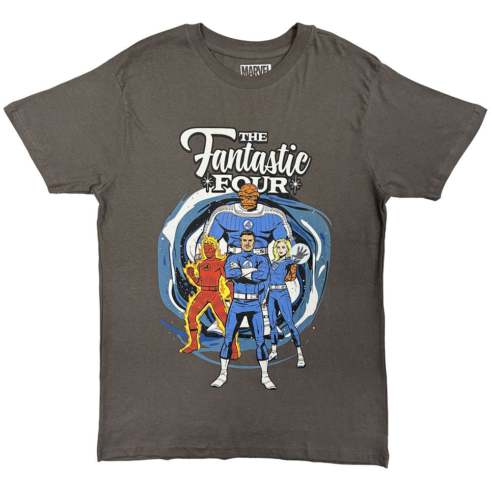 Marvel Comics Fantastic Four Portrait T-shirt Front