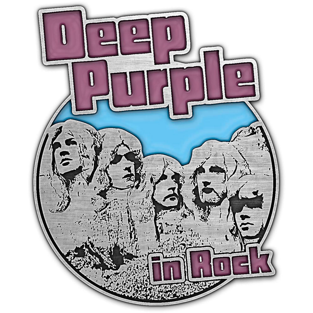 Deep Purple In Rock Pewter Pin Badge Front