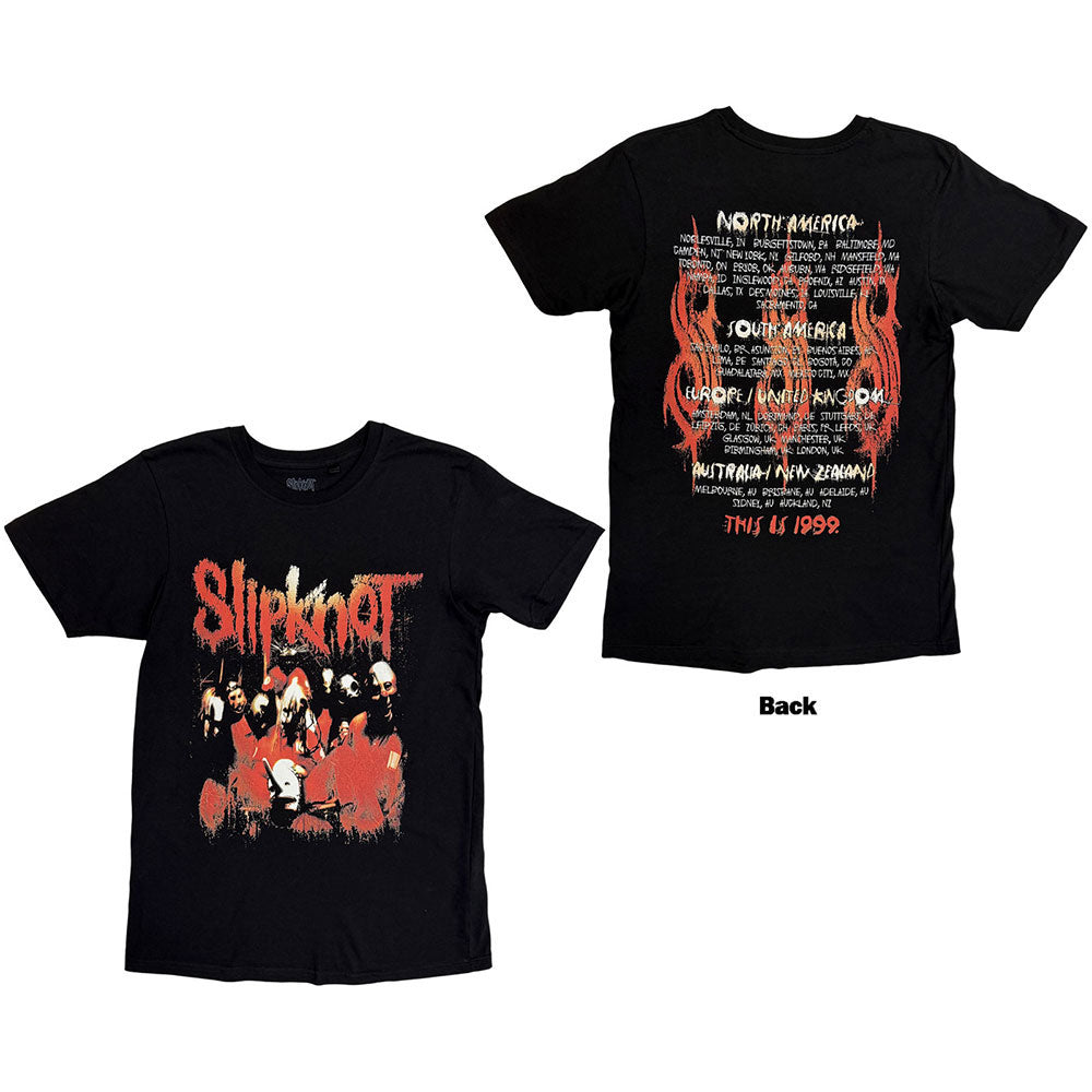 Slipknot North American Tour '99 T-shirt Front