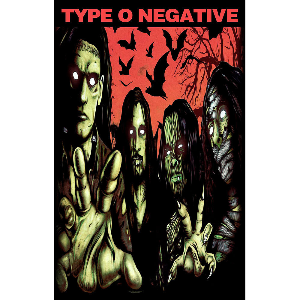 Type O Negative Halloween Poster Flag Front