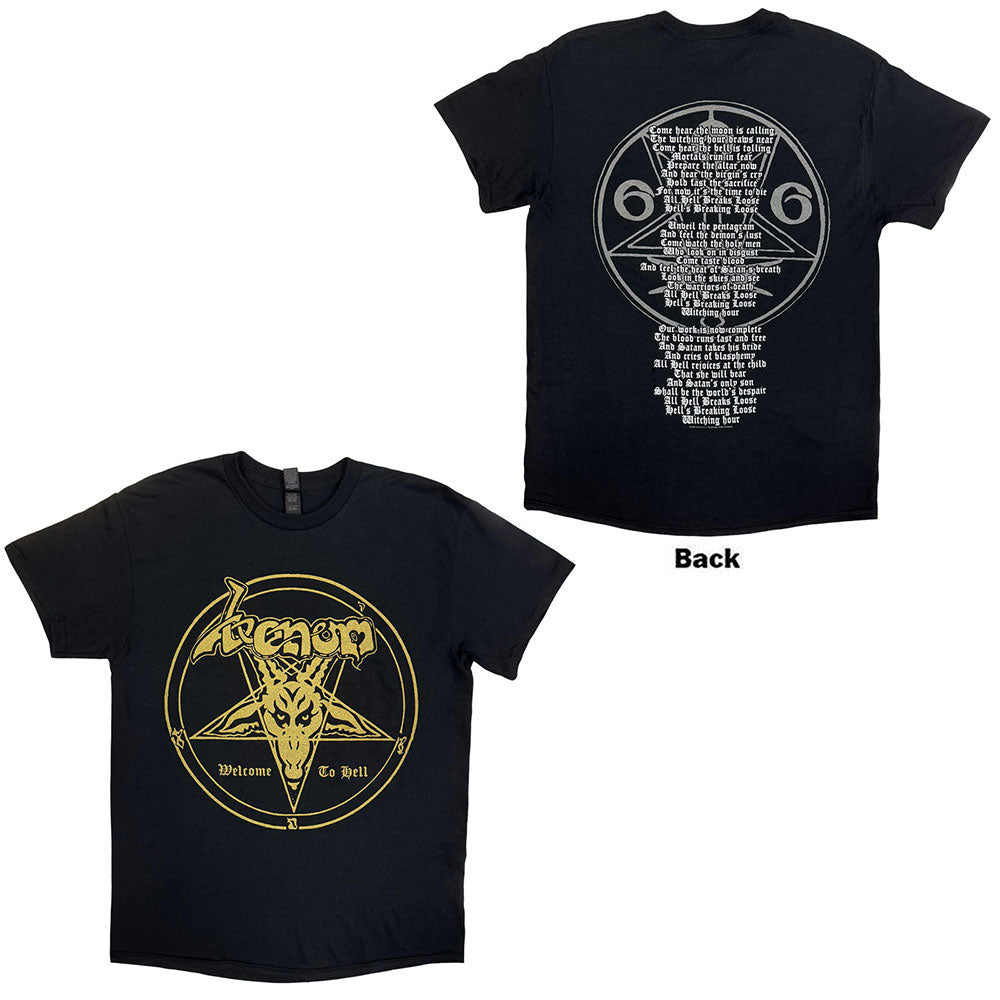 Venom Welcome To Hell T-shirt Front