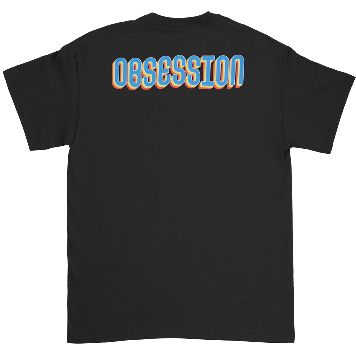 Animotion Boxed Obsession On Black T-shirt Back