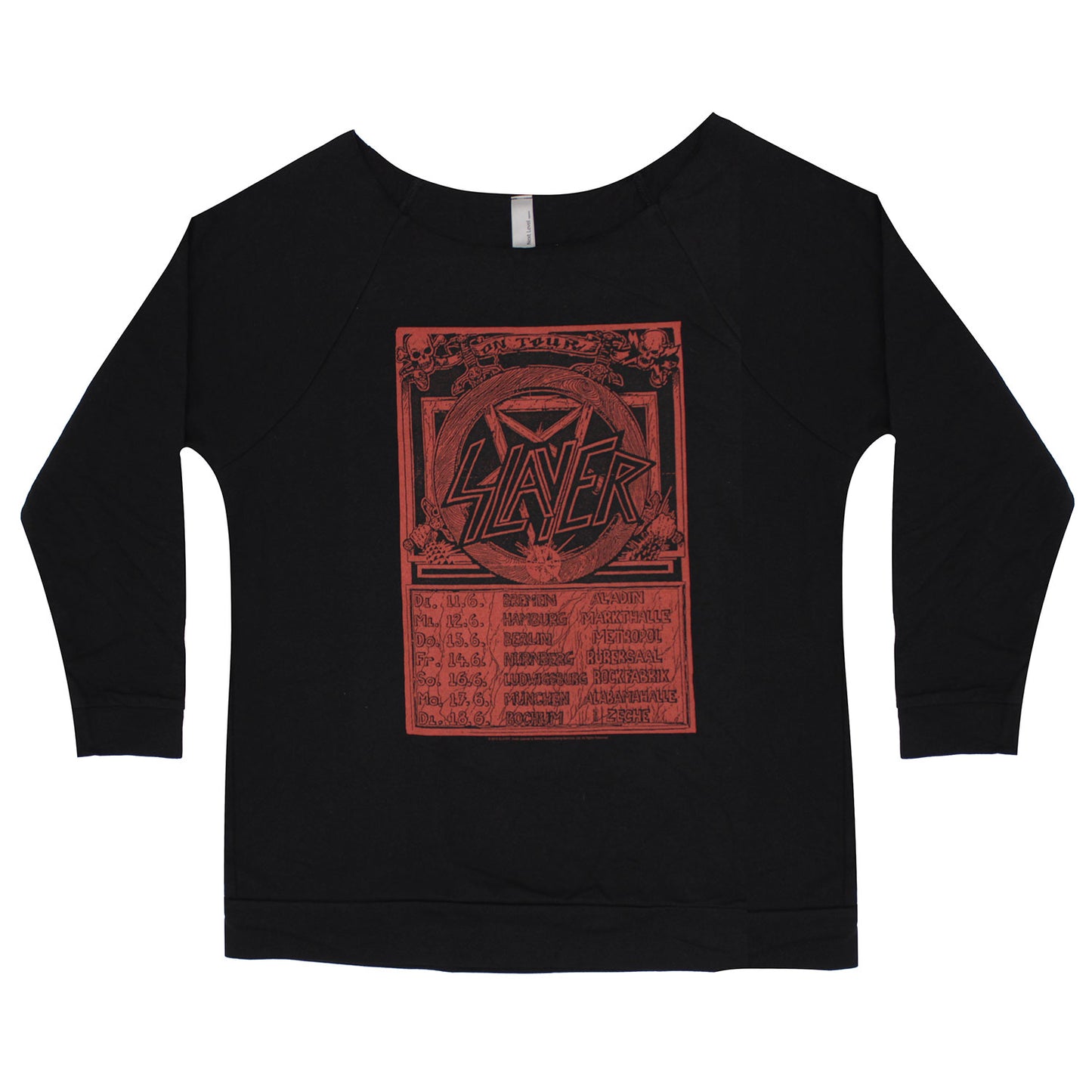 Slayer On Tour Junior Top Front
