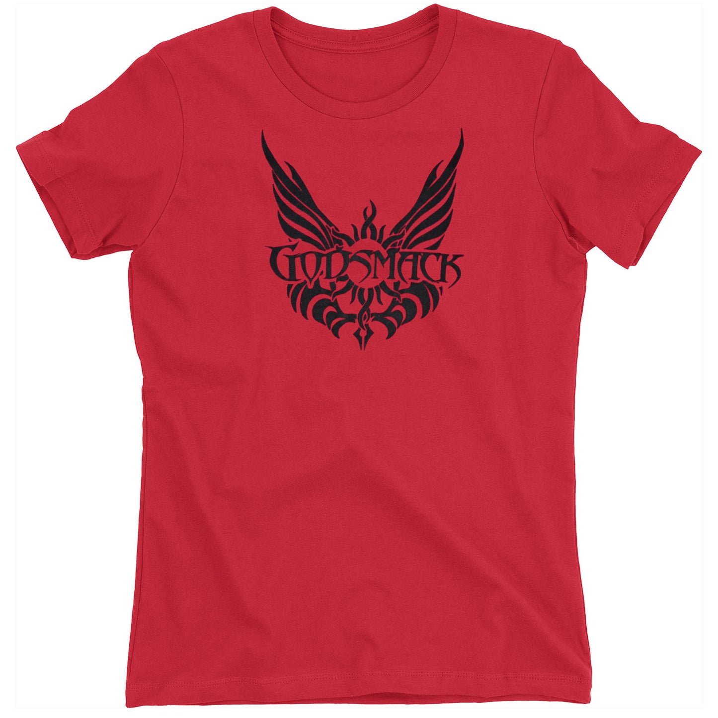 Godsmack Flocked Tribal Junior Top Front