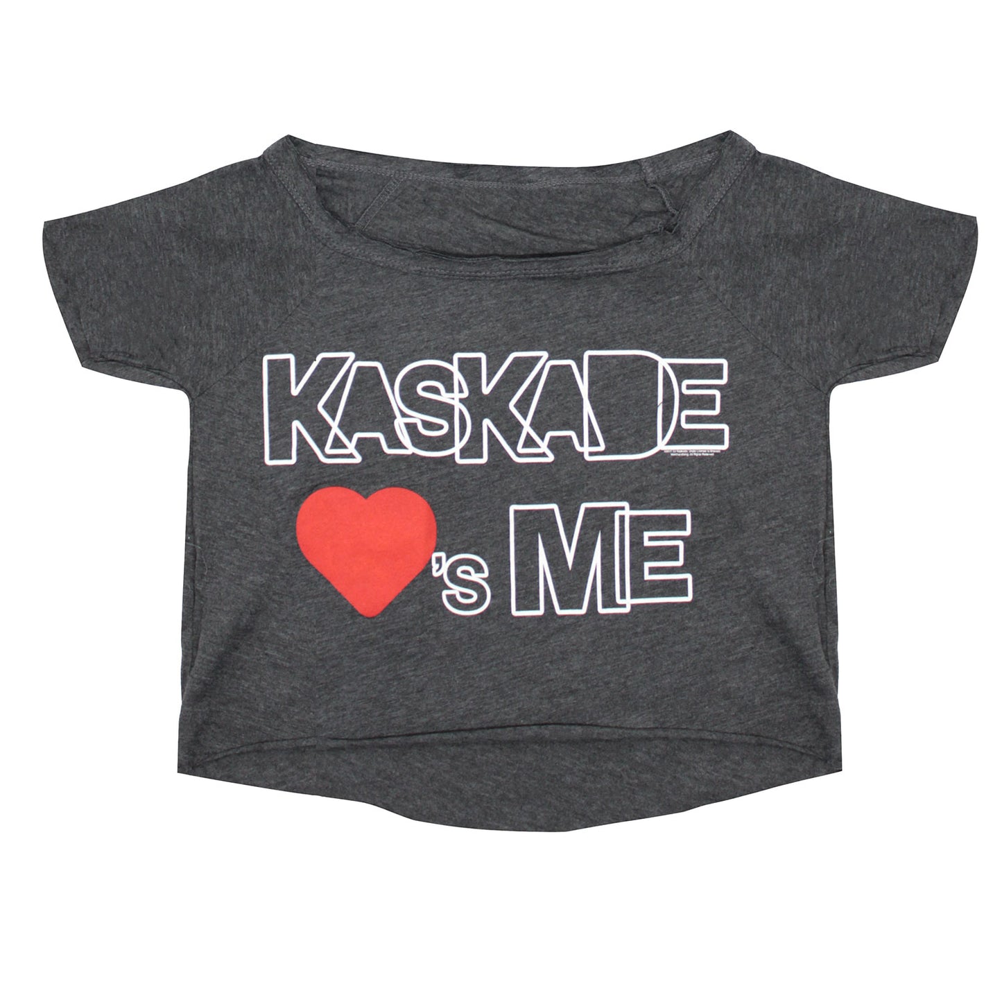 Kaskade Heart's Me Crop Top Junior Top Front