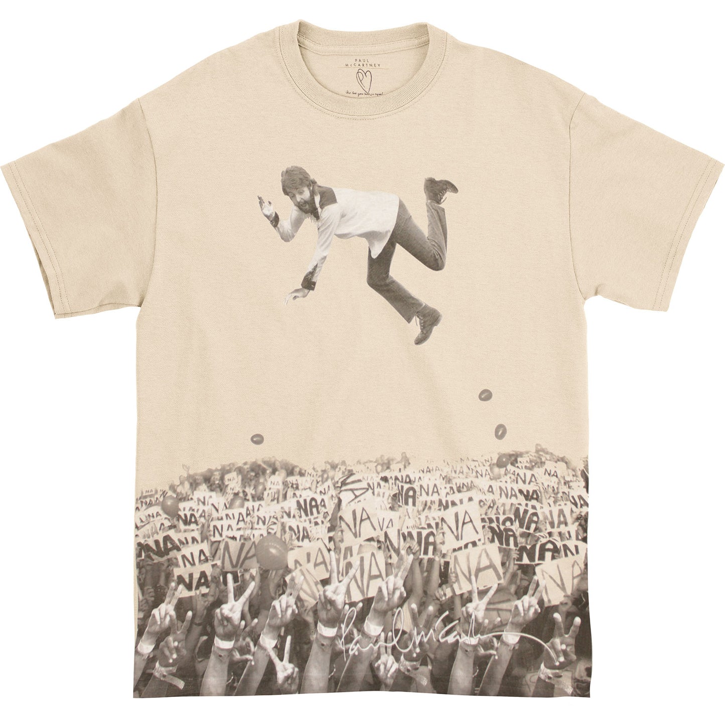 Paul Mccartney Falling Slim Fit T-shirt Front