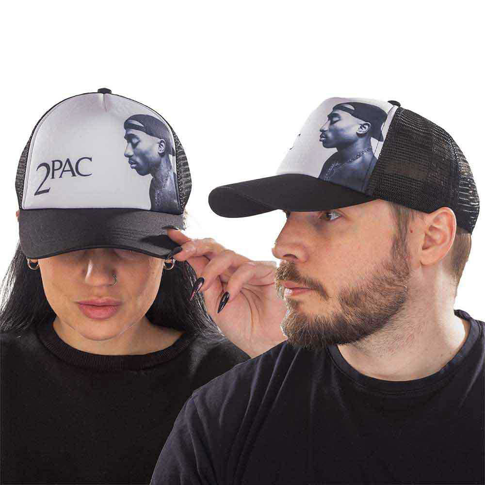 Tupac Profile Photo Trucker Cap Front