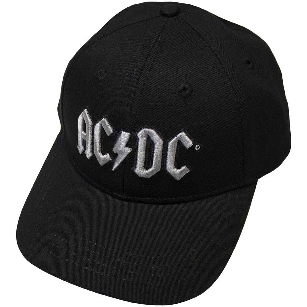 AC/DC Silver Logo Baseball Cap Front