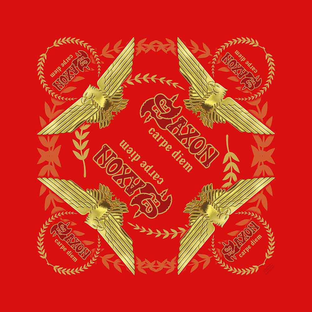 Saxon Carpe Diem Bandana Front