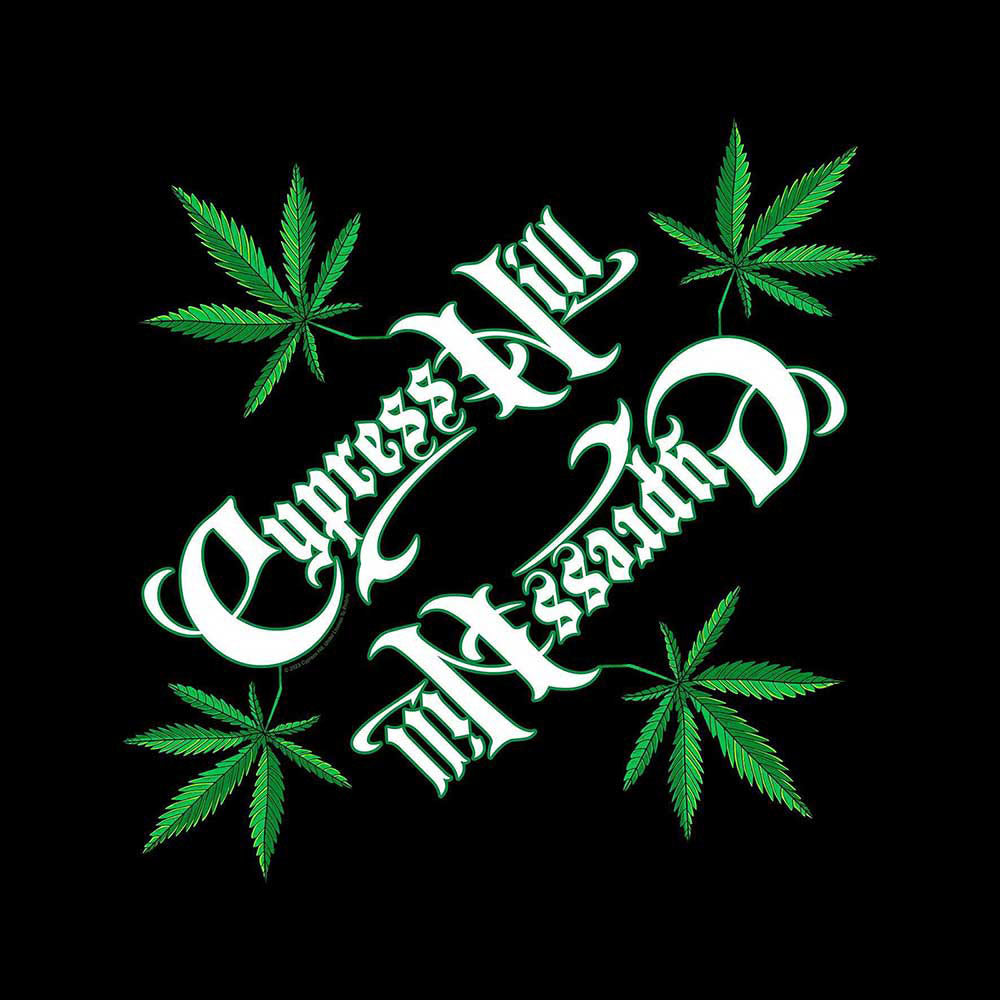 Cypress Hill Logo/leaf Bandana Front