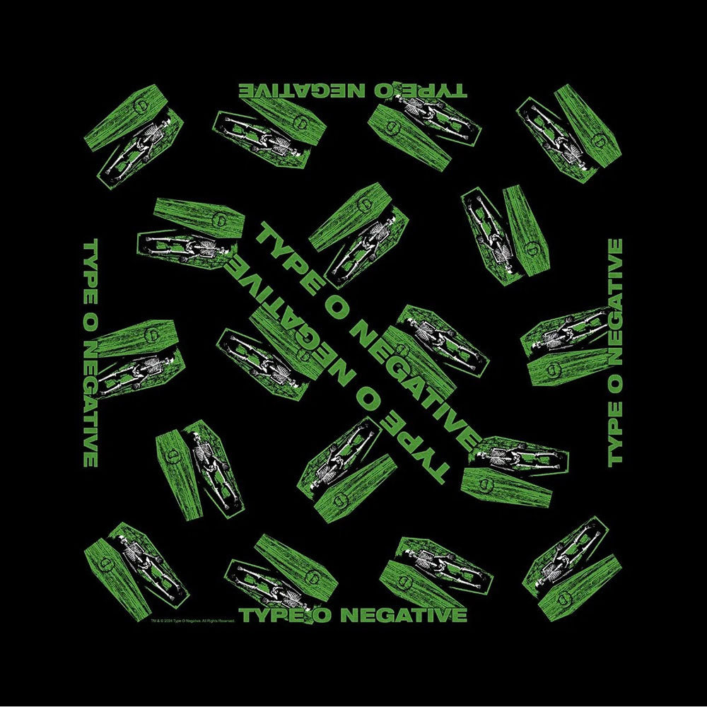 Type O Negative Coffins Bandana Front