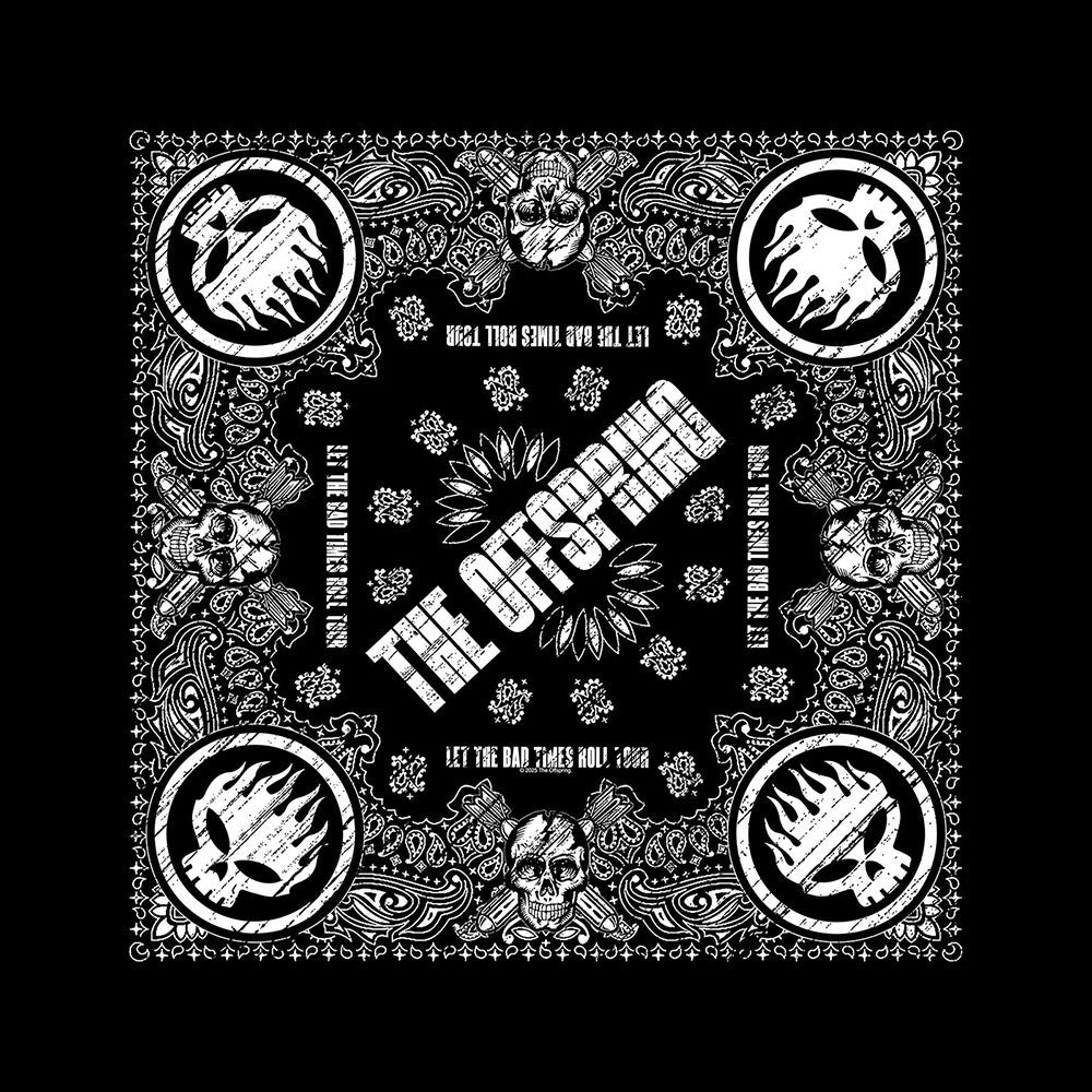 Offspring Skull Logo Bandana Front