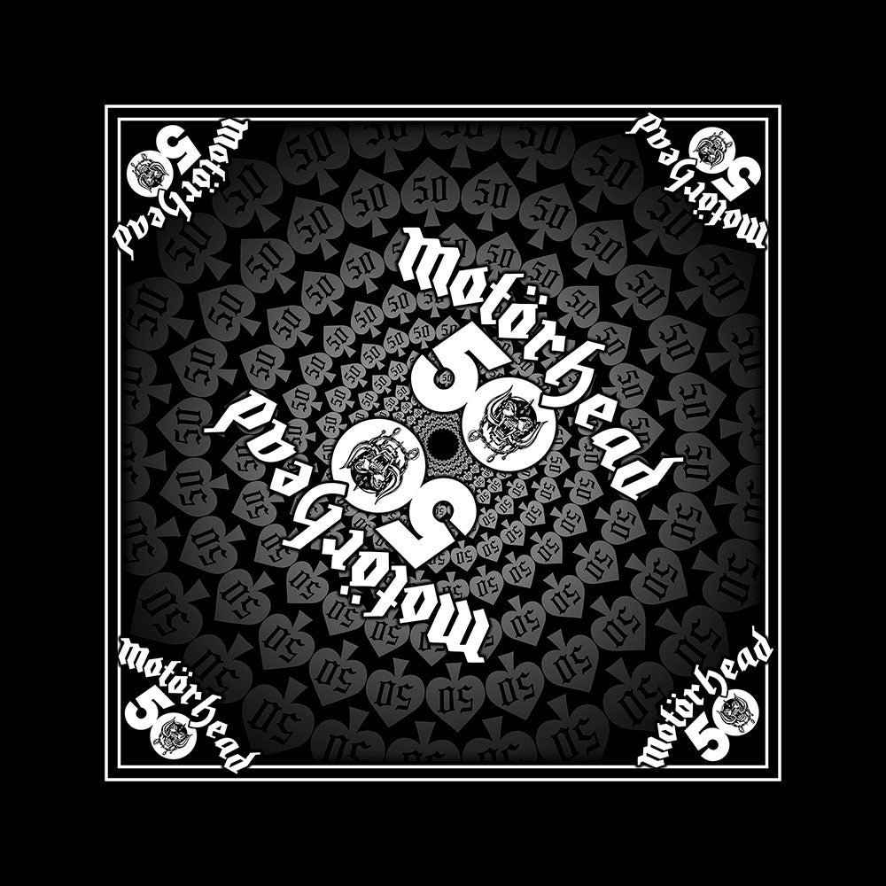 Motorhead 50 Bandana Front