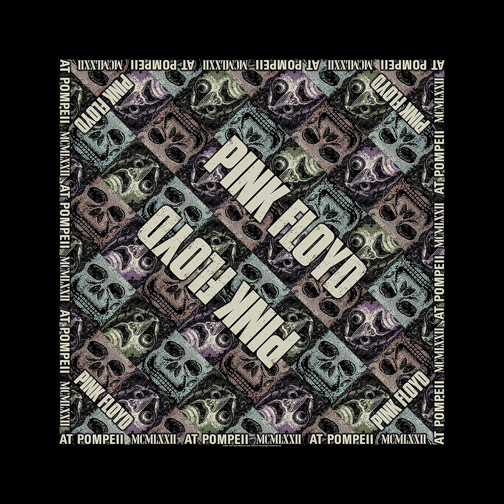 Pink Floyd Mosaics Bandana Front