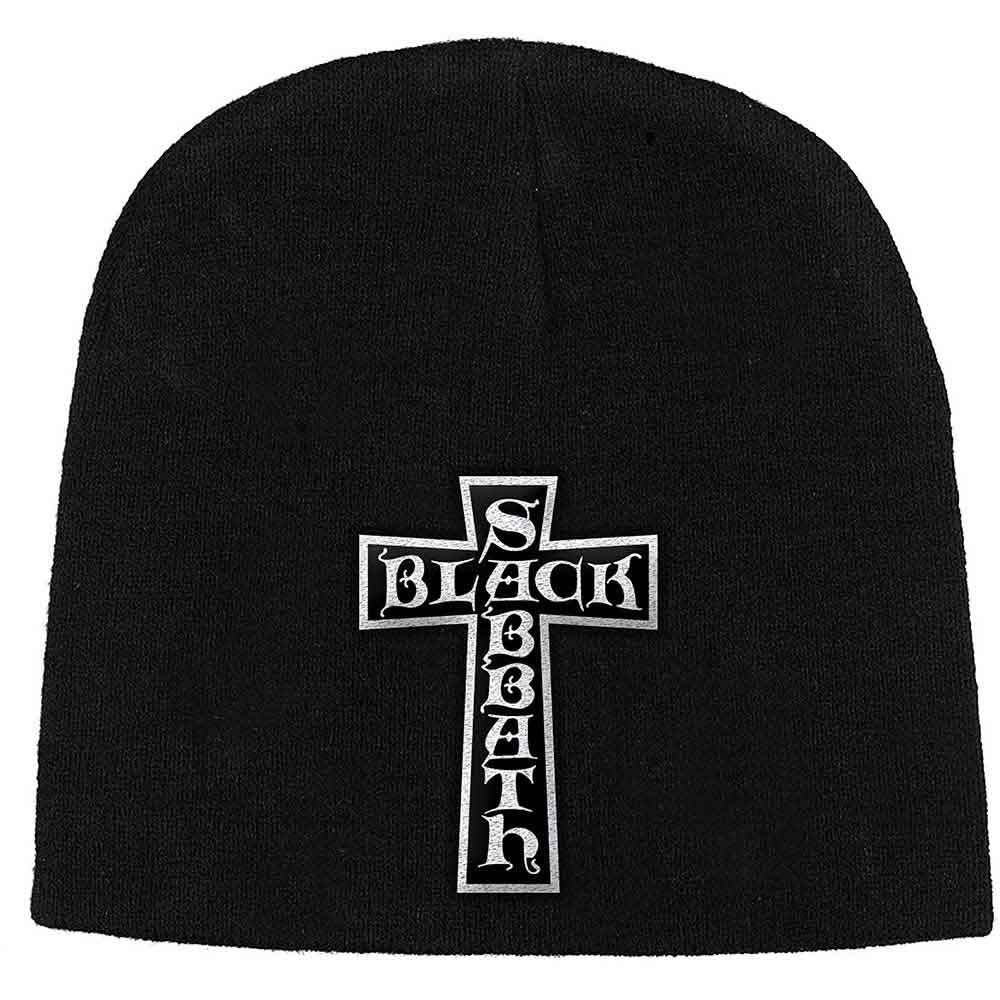 Black Sabbath Cross Logo Beanie Front