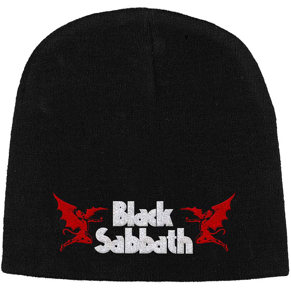 Black Sabbath Logo & Devils Beanie Front