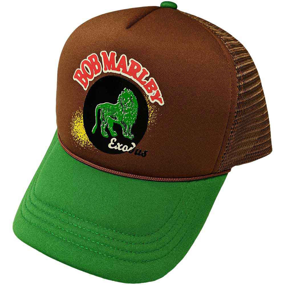 Bob Marley Exodus Lion Trucker Cap Front