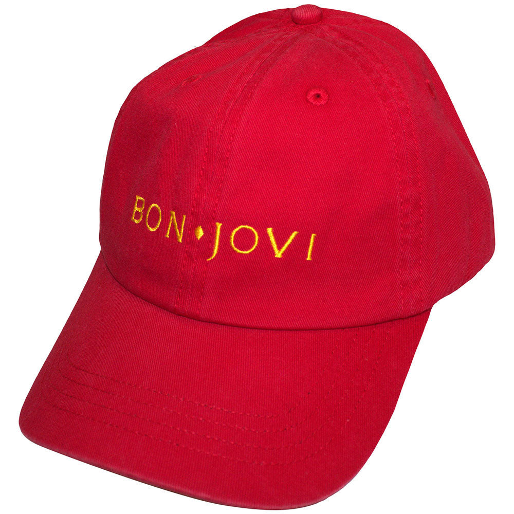 Bon Jovi Original Logo Baseball Cap Front