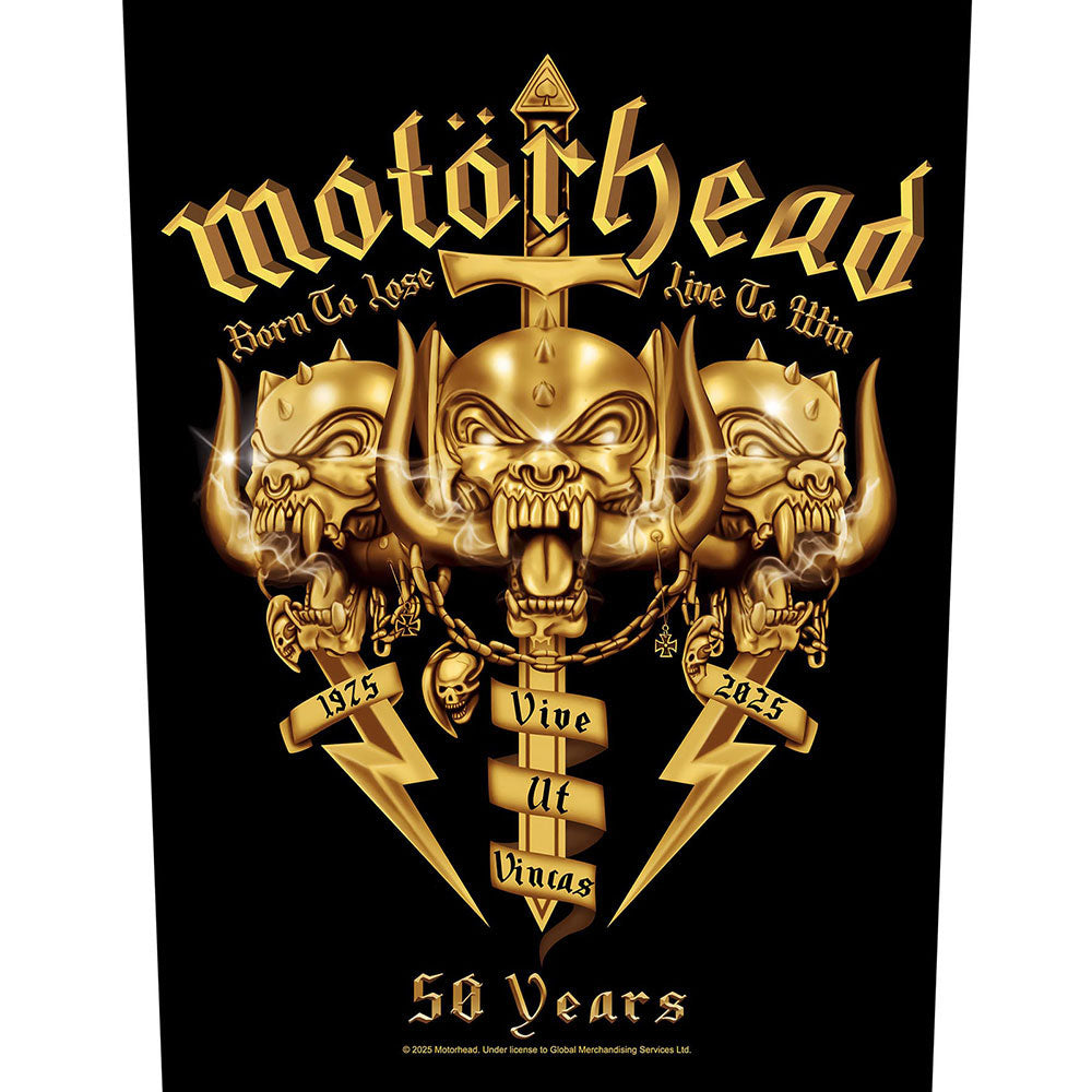 Motorhead Core 50th Back Patch Front