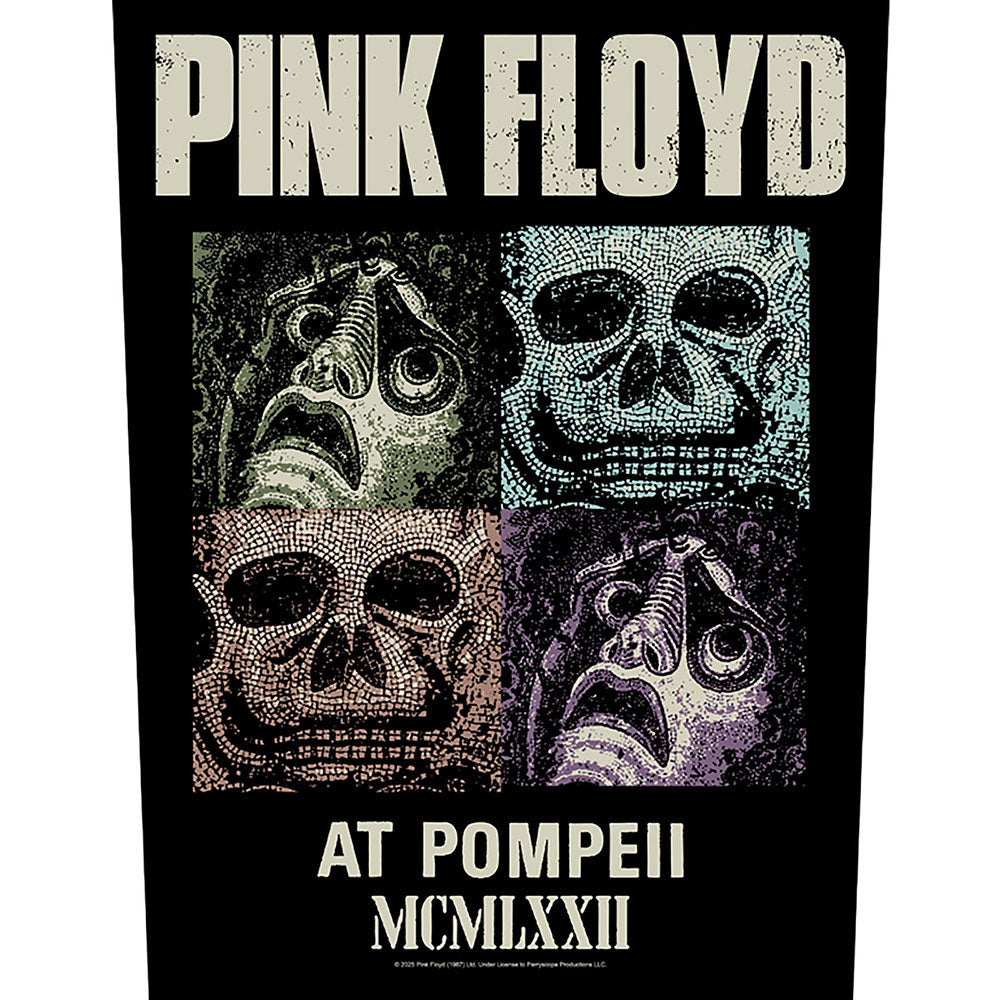 Pink Floyd Mosaics Back Patch Front