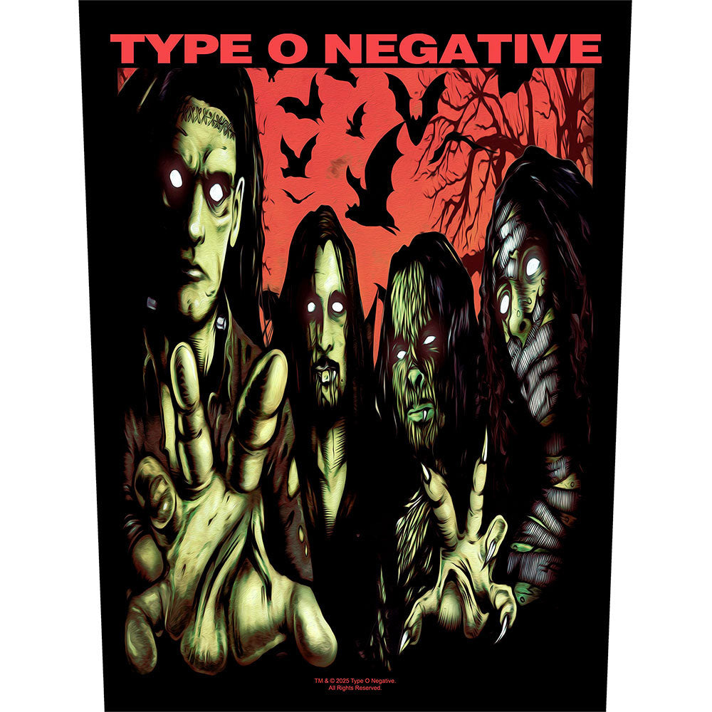 Type O Negative Halloween Back Patch Front
