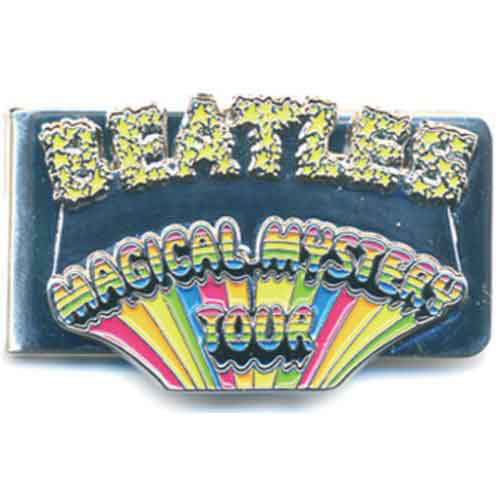 Beatles Magical Mystery Tour Chrome Colour Money Clip Front