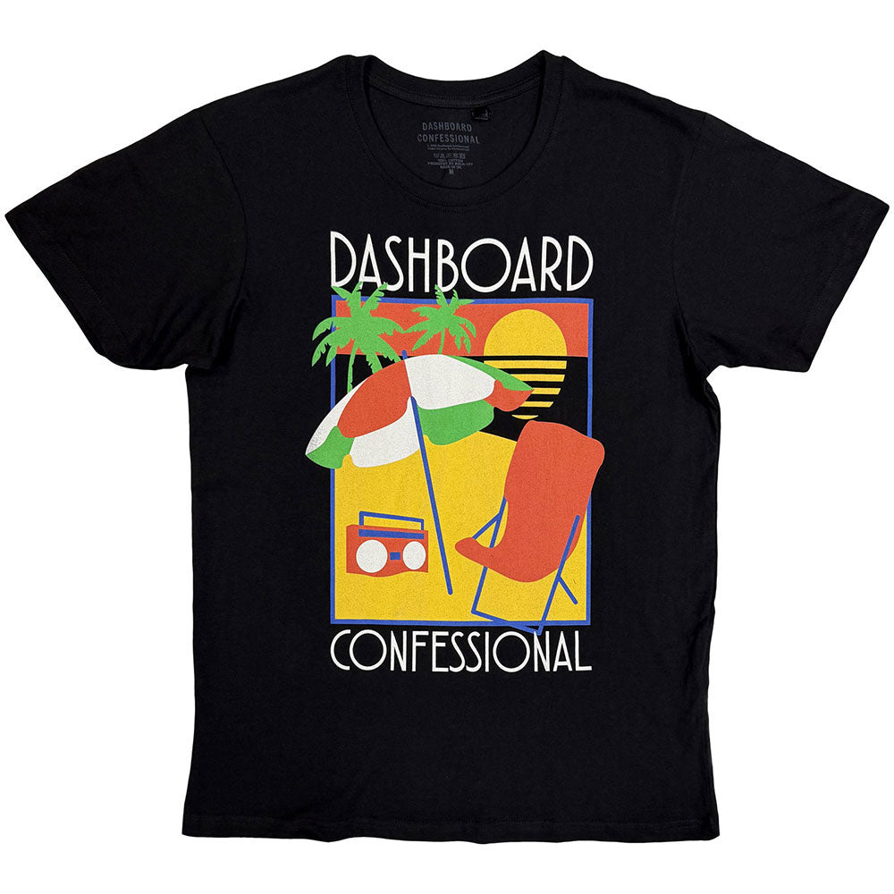 Dashboard Confessional Vacation Tour T-shirt Front